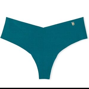 Victoria's Secret Teal Green No-Show Thong Panty Size Medium
